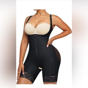 Black Shapewear Bodysuit- Faja